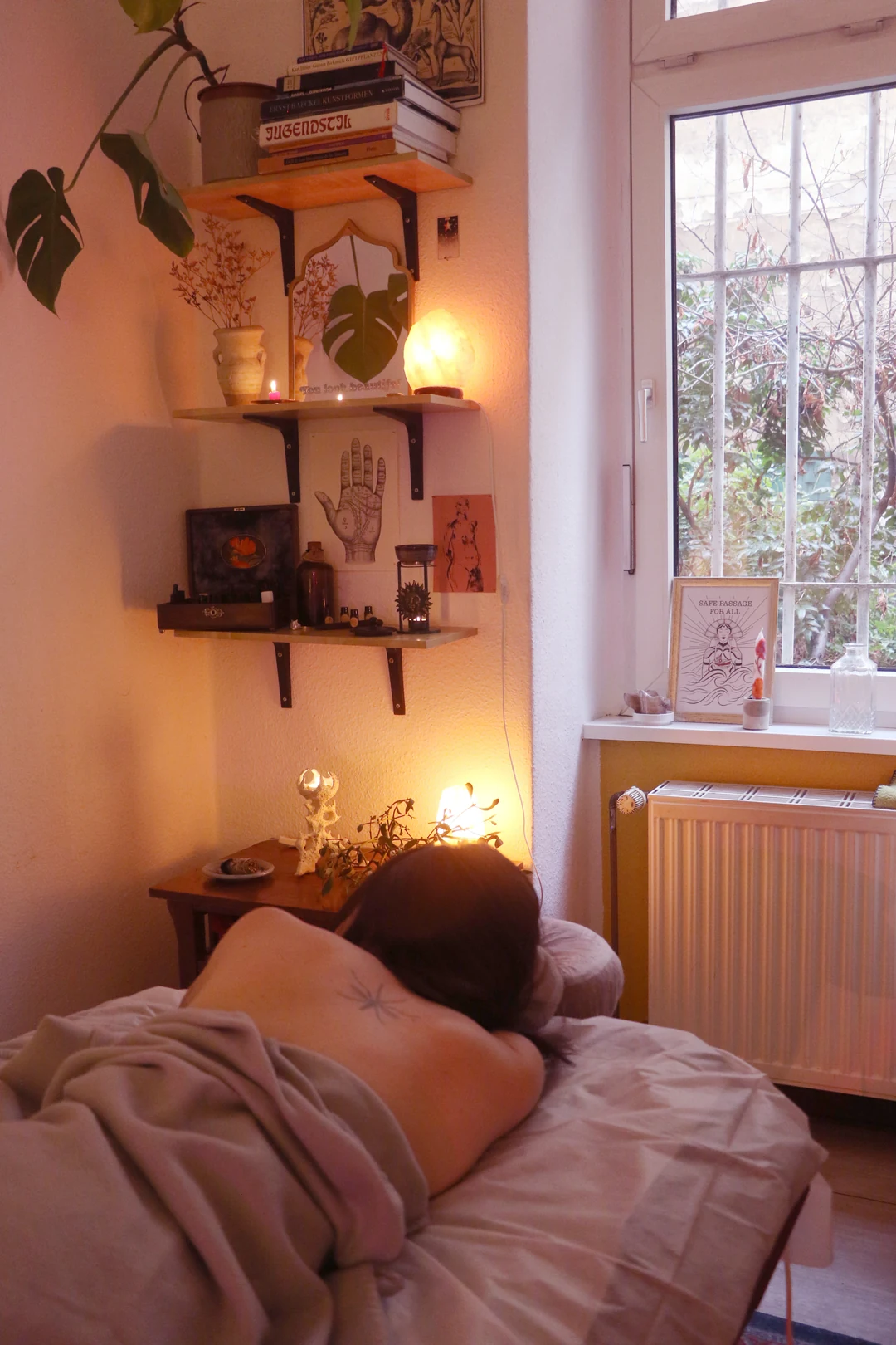 A quiet space for reconnecting with the body